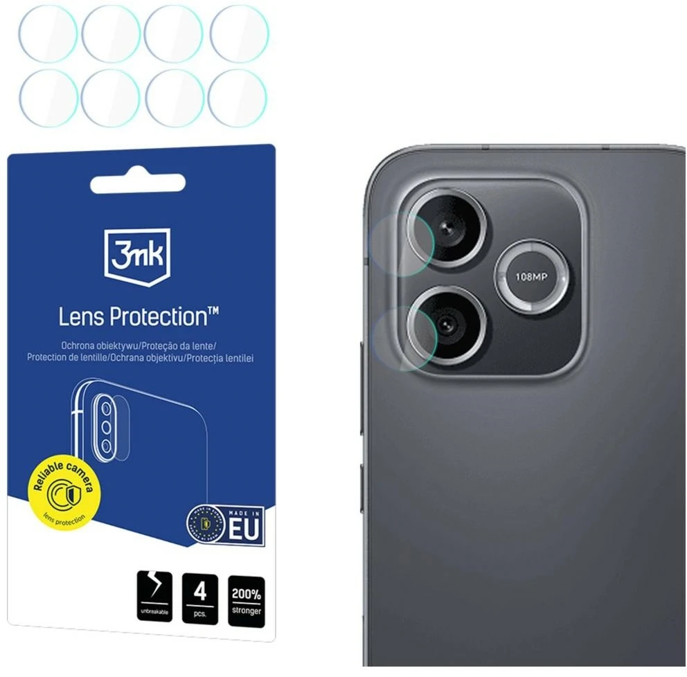 3Mk apsauga 3mk Lens Protection™ hibridinio fotoaparato objektyvo stiklas, skirtas Honor 600 Lite