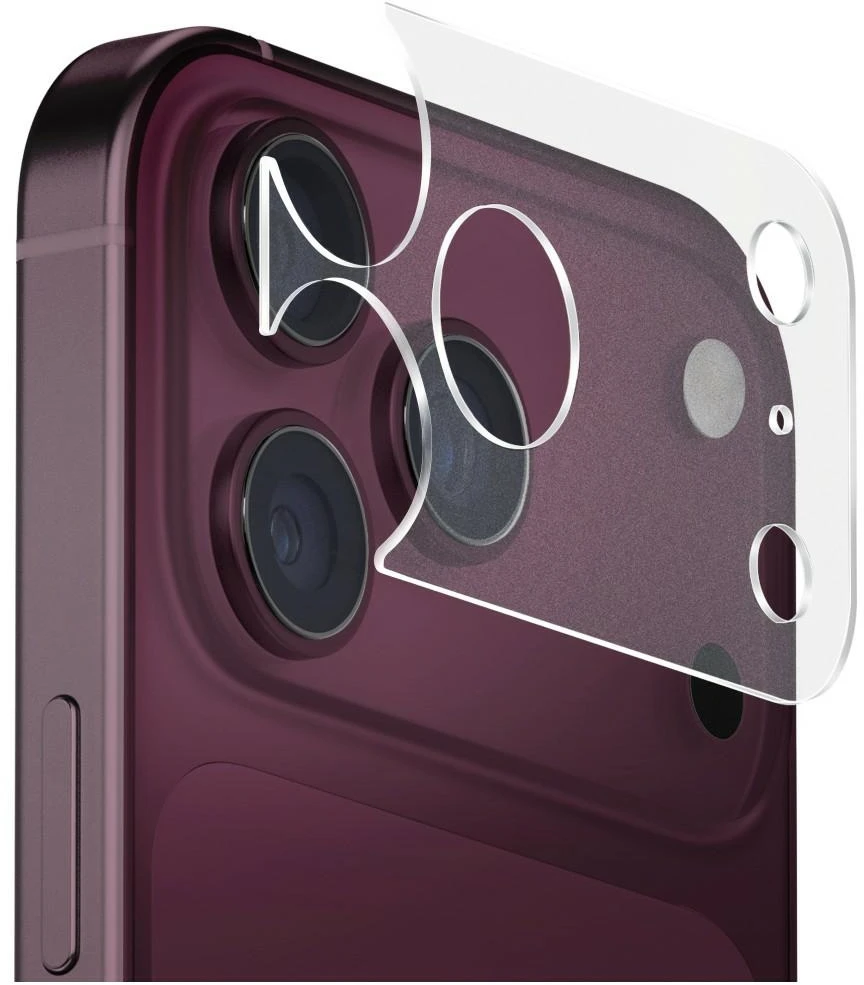 Kameros objektyvo apsauga UNIQ Optix Aeroshield, skirta iPhone 18 Pro, skaidri