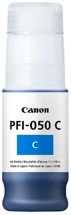 Canon PFI-050 C (5699C001) Rašalo papildymo buteliukas, Žydra