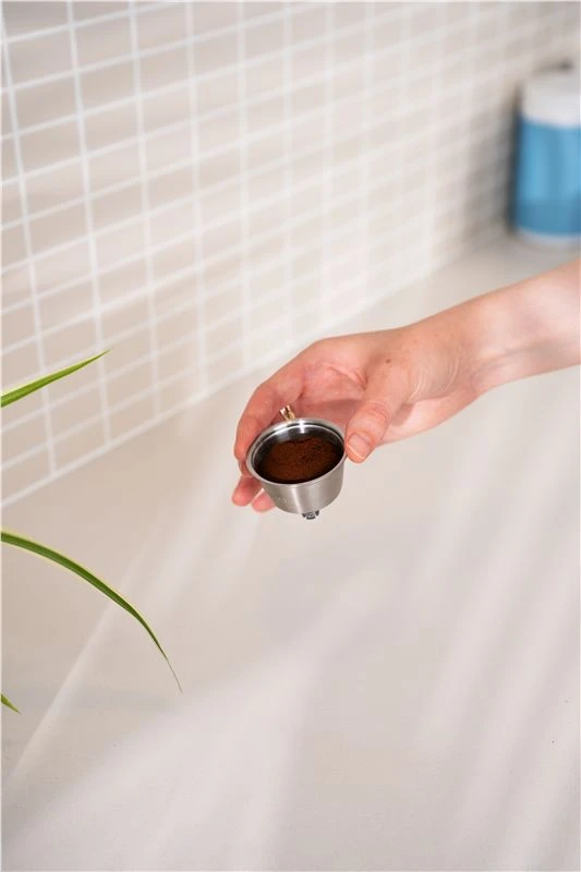 Italian Coffee Caps Me CAPSME Dolce Gusto daugkartinė kapsulė (lungo) ir silikoninis dangtelis x 1