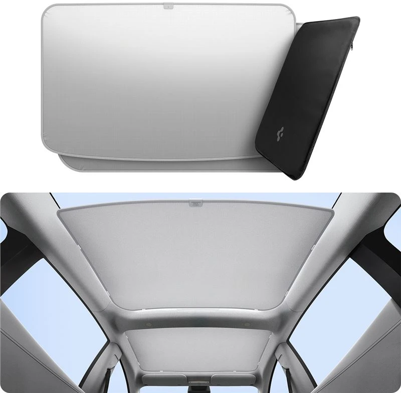 Spigen Tesla automobilio stogo saulės skėtis, juodas - Tesla Model 3