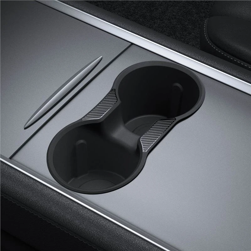 Spigen Tesla centrinės konsolės gėrimo laikiklio įdėklas Relaxed Grip - Tesla Model Y/3