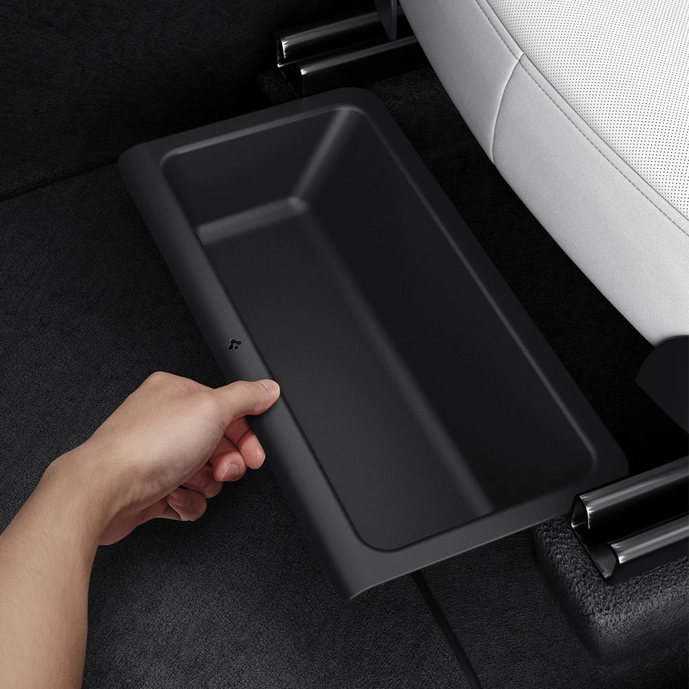 Spigen Laikymo dėklas po sėdyne, 2 vnt., juodos spalvos - Tesla Model Y (Juniper)