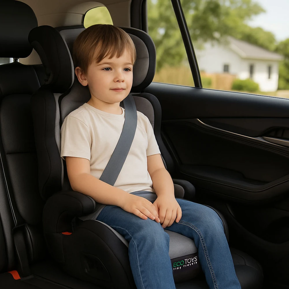 Car Seat for Children 2-in-1 Booster i-SIZE Height 100-150 cm Cup Holder ECOTOYS