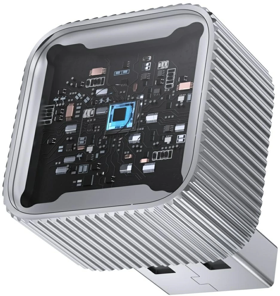 Ottocast CP88-T2 Mini Cube CarPlay Bluetooth sidabrinė
