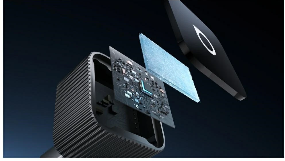 Ottocast CP88-T2 Mini Cube CarPlay Bluetooth sidabrinė