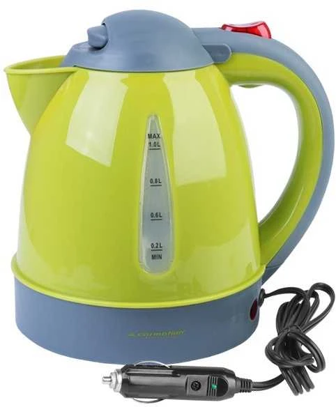Carmotion Automobilinis kelioninis virdulys su plokščiu šildymo padėklu, 1L, 12V, 150W