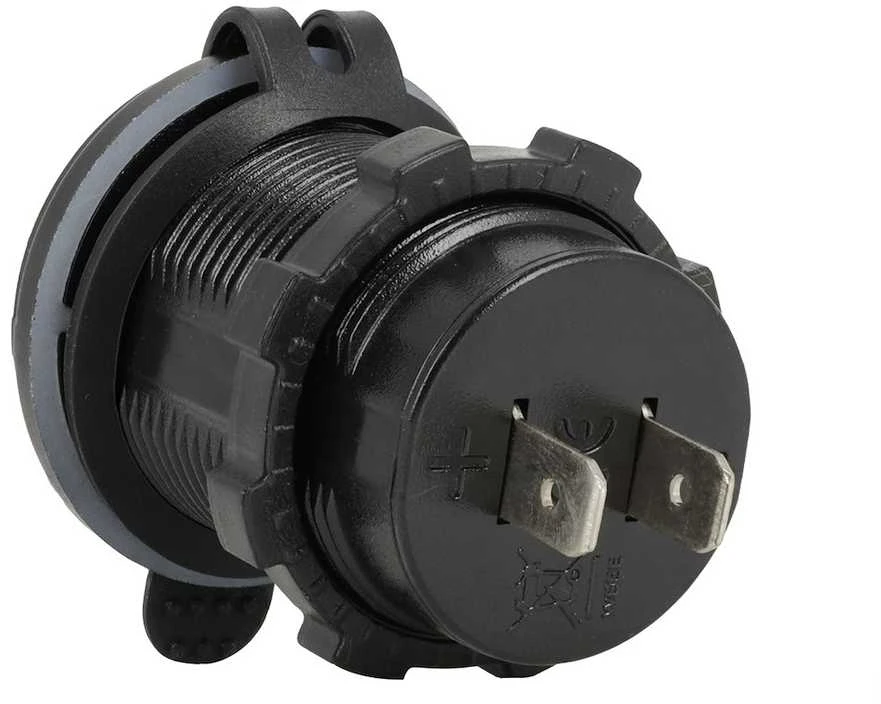 Carmotion Lizdas įkrovimui įmontuojamas USB QC 3.0 18W+USB-C PD30W 12/24V