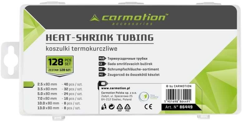 Carmotion Termoizoliacinių vamzdelių (kembrikų) rinkinys 128 vnt