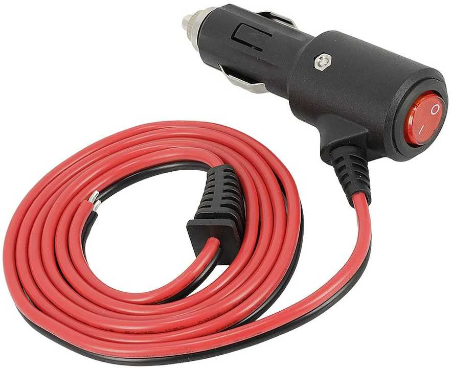 Carmotion Kištukas su jungikliu 12/24V pridegėjo lizdo ir 130cm laidu 1vnt