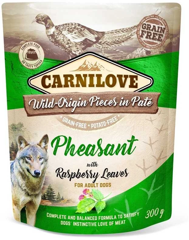 Carni Love Carnilove Pate fazanas su aviečių lapais 300g