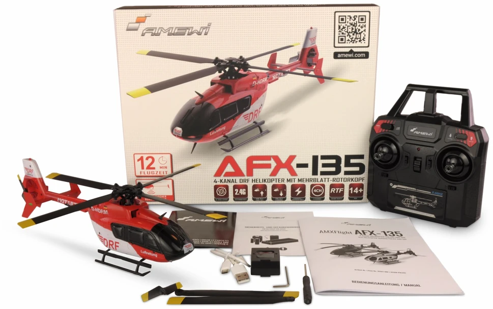 Carruzzo Amewi 25327 Radijo bangomis valdomas (RC) modelis Sraigtasparnis Elektrinis variklis