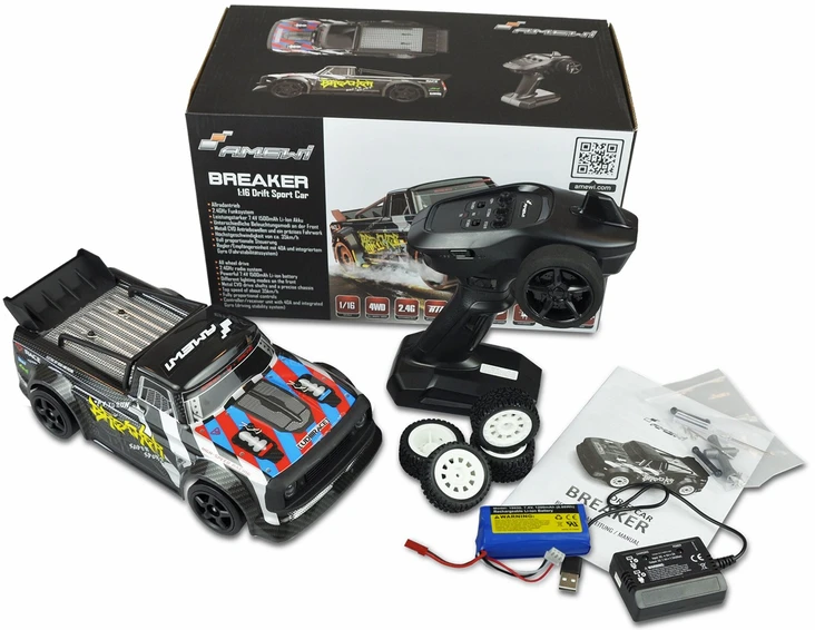 Carruzzo Amewi Breaker Radijo bangomis valdomas (RC) modelis Sportinis automobilis Elektrinis variklis 1:16