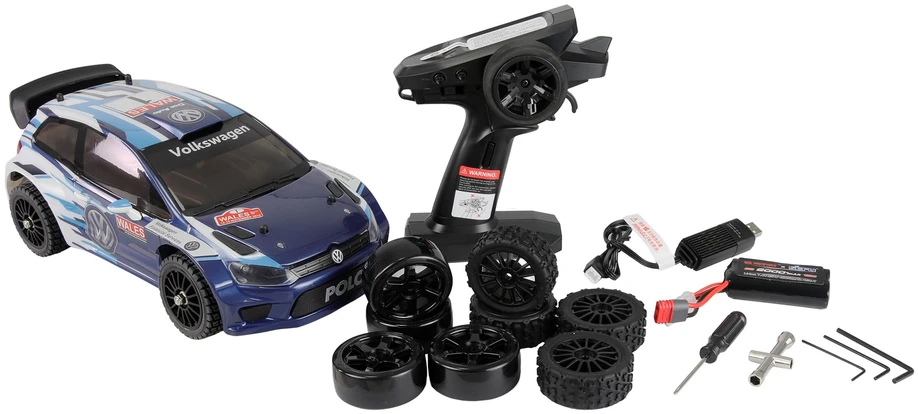 Carruzzo Amewi Polo R WRC Radijo bangomis valdomas (RC) modelis Ralio automobilis Elektrinis variklis 1:14