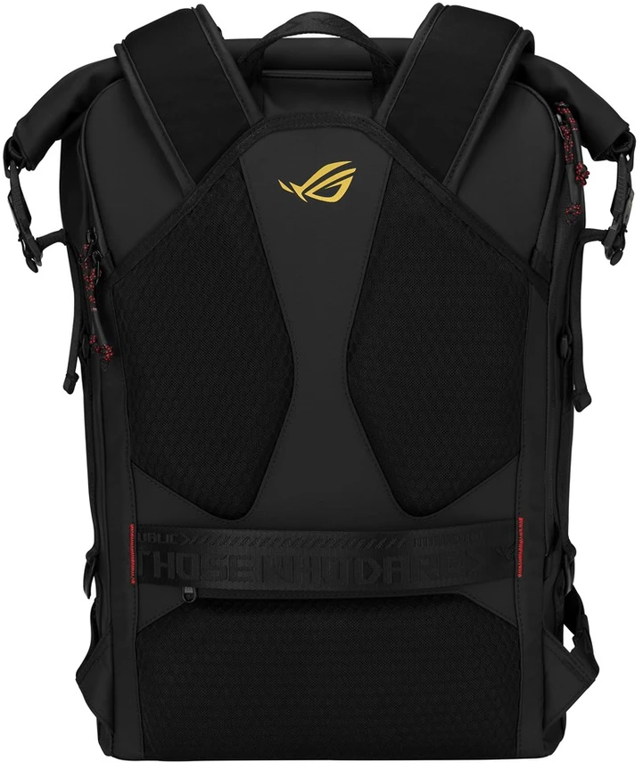 Carruzzo ASUS ROG SLASH Backpack Edition 20 kuprinė Sulankstomas kuprinės dangtis Juoda Poliesteris, Dirbtinė (PU) oda