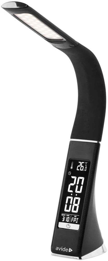 Avide LED stalinis šviestuvas Business 6W LCD odos imitacija juodas