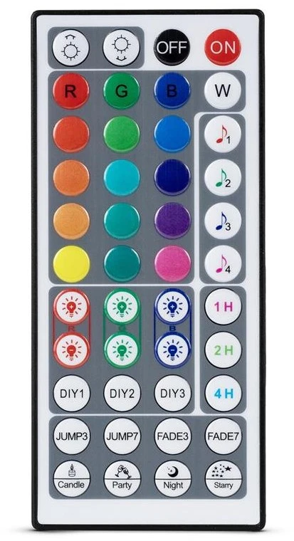 Carruzzo LED juosta Avide 16W RGB 5m WIFI+Music control, su pultu, IP65