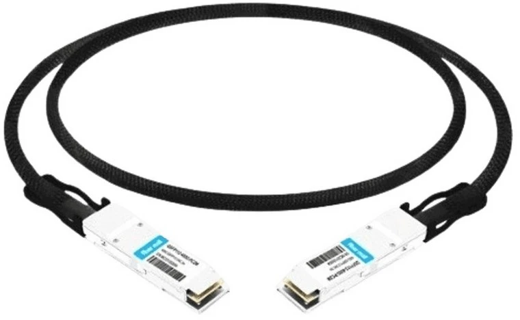 Carruzzo Azlan SF-NJAAKK0006-000.5M „InfiniBand“ arba pluoštinis optinis kabelis 0,5 m OSFP Juoda