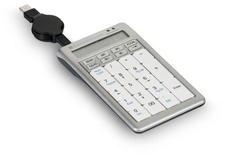 Bakker Elkhuizen Carruzzo BakkerElkhuizen S-board 840 Numeric skaičių klaviatūra PC USB Šviesiai Žalia, Balta