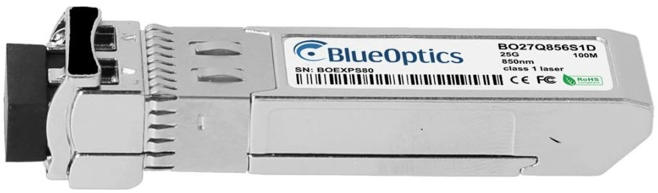 Šakotuvas Carruzzo BlueOptics 407-BBXU tinklo siųstuvų-imtuvų modulis Optinis pluoštas 25000 Mbit/ai SFP28 850 nm