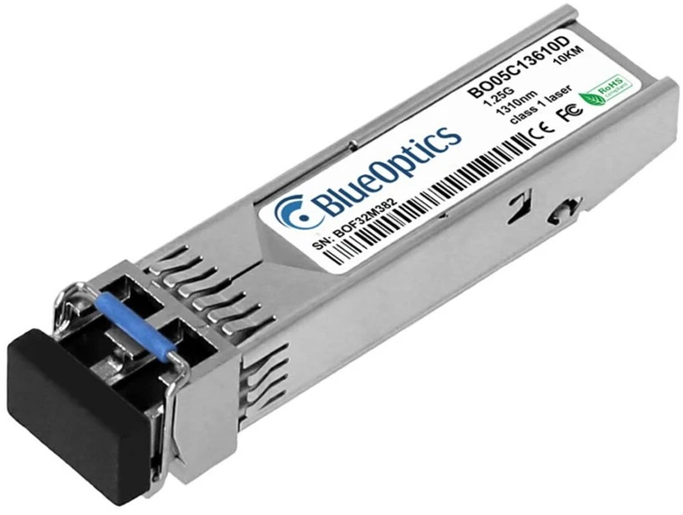 Šakotuvas Carruzzo BlueOptics J4859C-BO tinklo siųstuvų-imtuvų modulis Optinis pluoštas 1250 Mbit/ai SFP 1310 nm