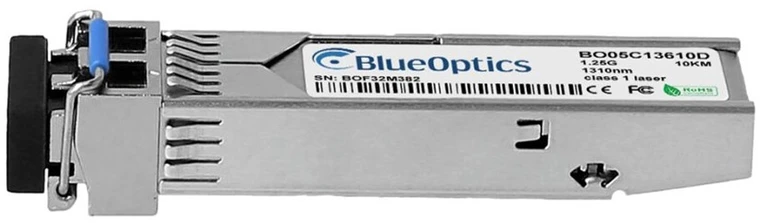 Šakotuvas Carruzzo BlueOptics J4859C-BO tinklo siųstuvų-imtuvų modulis Optinis pluoštas 1250 Mbit/ai SFP 1310 nm