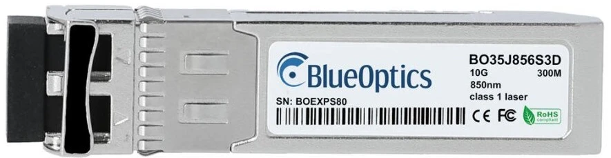Šakotuvas Carruzzo BlueOptics SFP-10G-SR-AL-BO tinklo siųstuvų-imtuvų modulis Optinis pluoštas 10000 Mbit/ai SFP+ 850 nm