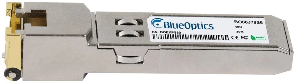 Šakotuvas Carruzzo BlueOptics SFP-10G-T-BO tinklo siųstuvų-imtuvų modulis Varis 10000 Mbit/ai SFP+