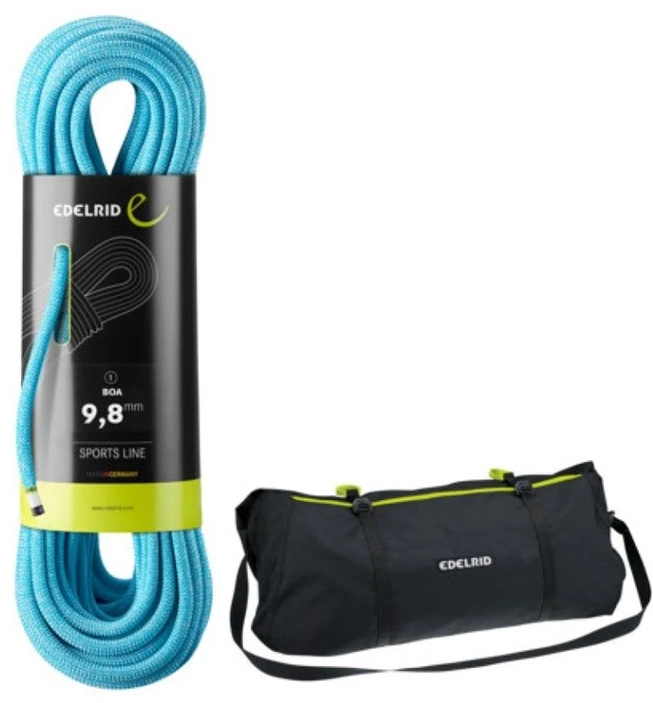 Carruzzo Boa rope 9.8mm 60m + EDELRID liner cover