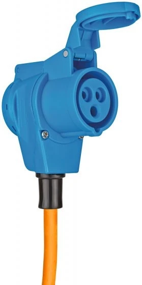 Carruzzo Brennenstuhl 1132910525 elektros tinklo ilgintuvas 1,5 m 1 AC išvestis(ys / čių) Lauke Juoda, Mėlyna, Oranžinė