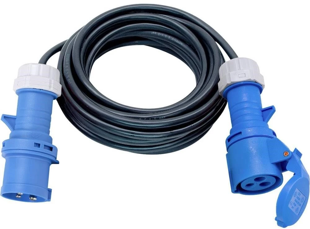 Carruzzo Brennenstuhl 1167650110 elektros tinklo ilgintuvas 10 m 1 AC išvestis(ys / čių) Lauke Juoda, Mėlyna