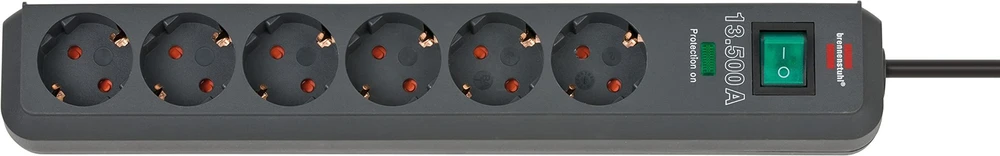 Brennenstuhl Eco-Line, 6xCEE 7/4, 1xCEE 7/7, 1,5m, 1159710 / GT-648