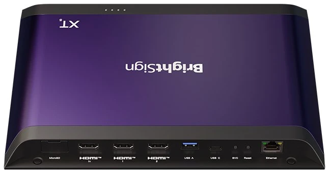 Vaizdo grotuvas Carruzzo BrightSign XT1145 skaitmeninis grotuvas Juoda, Violetinė 8K Ultra HD