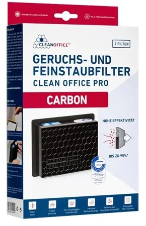 Valiklis Carruzzo CleanOffice 16/840.40.40 Spausdintuvo / skenerio atsarginė dalis ir (arba) priedas Išleidžiamo oro filtras 2 vnt