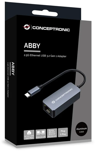 Carruzzo Conceptronic ABBY12GC tinklo plokštė Eternetas 2500 Mbit/ai