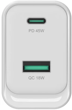 Carruzzo Conceptronic ALTHEA20W45 mobiliojo įrenginio kroviklis Universalus Balta AC Spartusis įkrovimas Vidaus