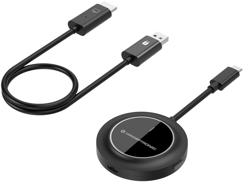 Carruzzo Conceptronic ATHERIC01B belaidis vaizdo adapteris HDMI/USB Pilnas HD Saugumo raktas