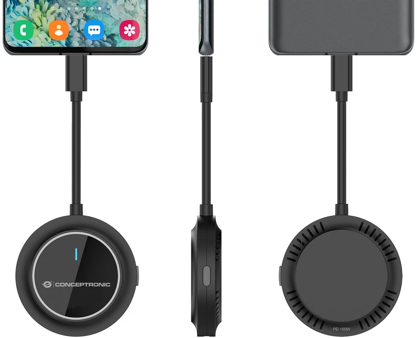 Carruzzo Conceptronic ATHERIC01B belaidis vaizdo adapteris HDMI/USB Pilnas HD Saugumo raktas