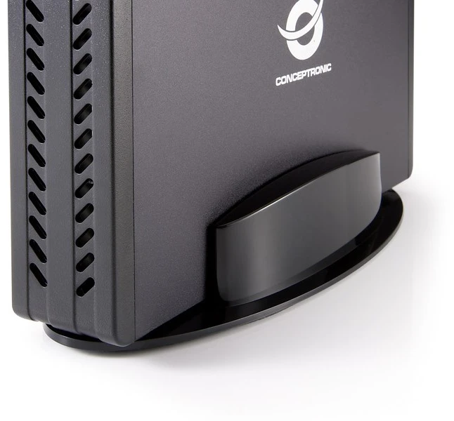 Carruzzo Conceptronic CHD3SU saugojimo diskų korpusas HDD korpusas Juoda 3.5″
