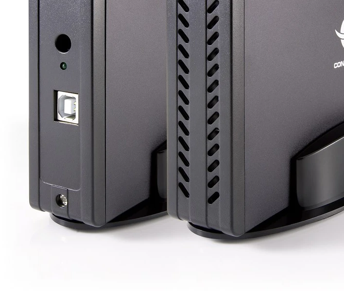 Carruzzo Conceptronic CHD3SU saugojimo diskų korpusas HDD korpusas Juoda 3.5″