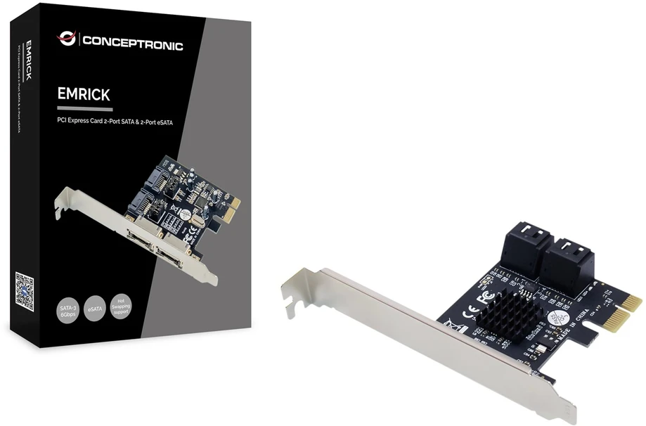 Carruzzo Conceptronic CSATA600EXI sąsajos plokštė / adapteris Vidinis SATA, eSATA