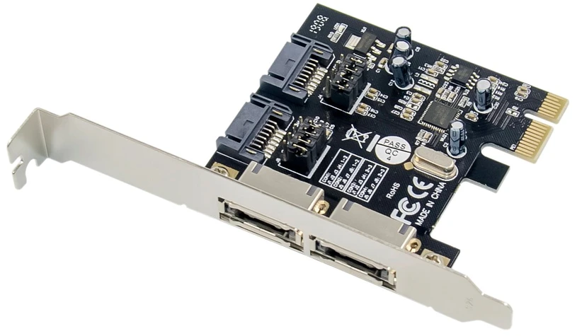 Carruzzo Conceptronic CSATA600EXI sąsajos plokštė / adapteris Vidinis SATA, eSATA