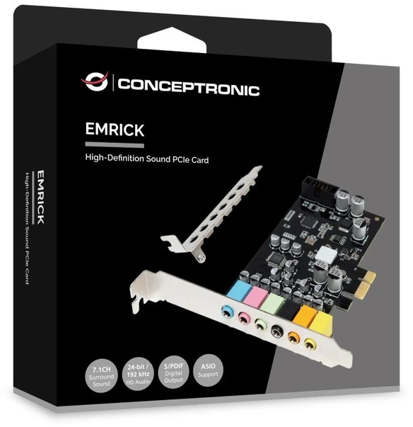 Carruzzo Conceptronic EMRICK15B garso plokštė Vidinis 7.1 kanalai PCI-E x1