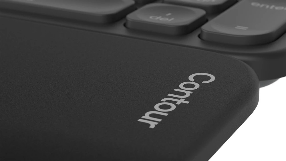Klaviatūra Carruzzo Contour Design CDWRBAL00500 atrama riešui Juoda