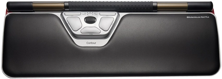 Pelė Contour RollerMouse Raudonas Plus wireless Bluetooth USB-C sidabrinis retail
