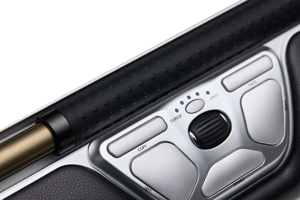 Carruzzo Contour Design RollerMouse Raudona kompiuterinė pelė Biuras C tipo USB Optinis 2800 DPI