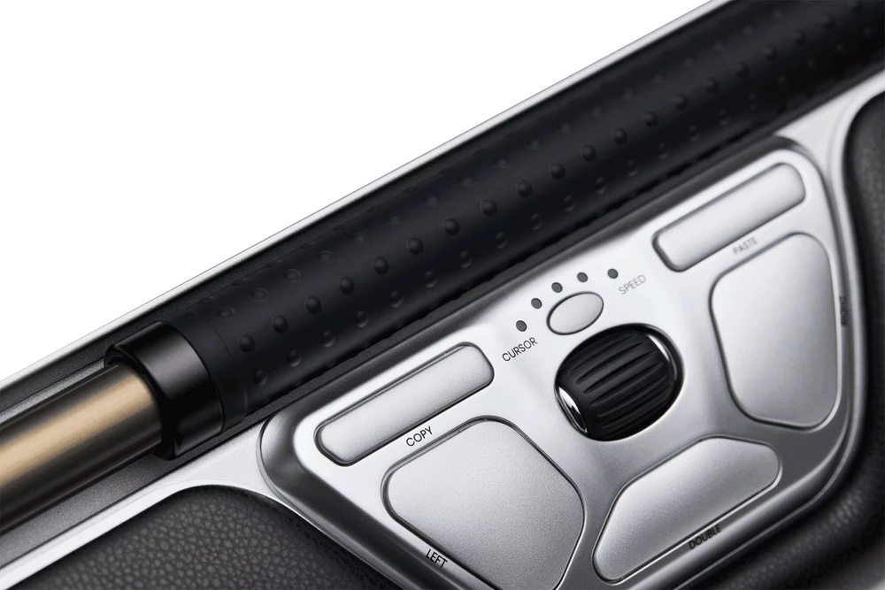 Carruzzo Contour Design RollerMouse Raudona Plus kompiuterinė pelė Biuras C tipo USB Optinis 2800 DPI