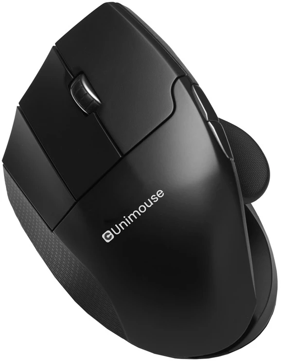 Carruzzo Contour Design Unimouse kompiuterinė pelė Biuras Kairė ranka RF belaidė + Bluetooth + USB Type-A Optinis 4000 DPI