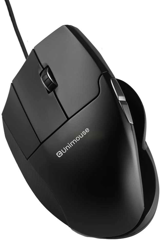 Carruzzo Contour Design Unimouse kompiuterinė pelė Biuras Kairė ranka C tipo USB Optinis 4000 DPI