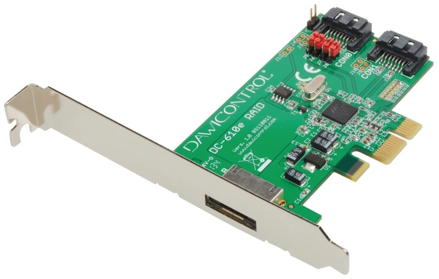 Carruzzo Dawicontrol DC-610e RAID valdiklis PCI Express 2.0 6 Gbit/s